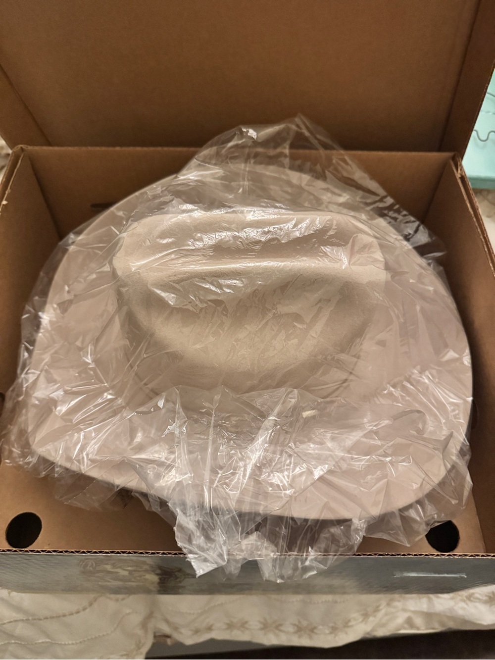 Stetson Light Gray Western Cowboy Hat - Picture 3 of 6